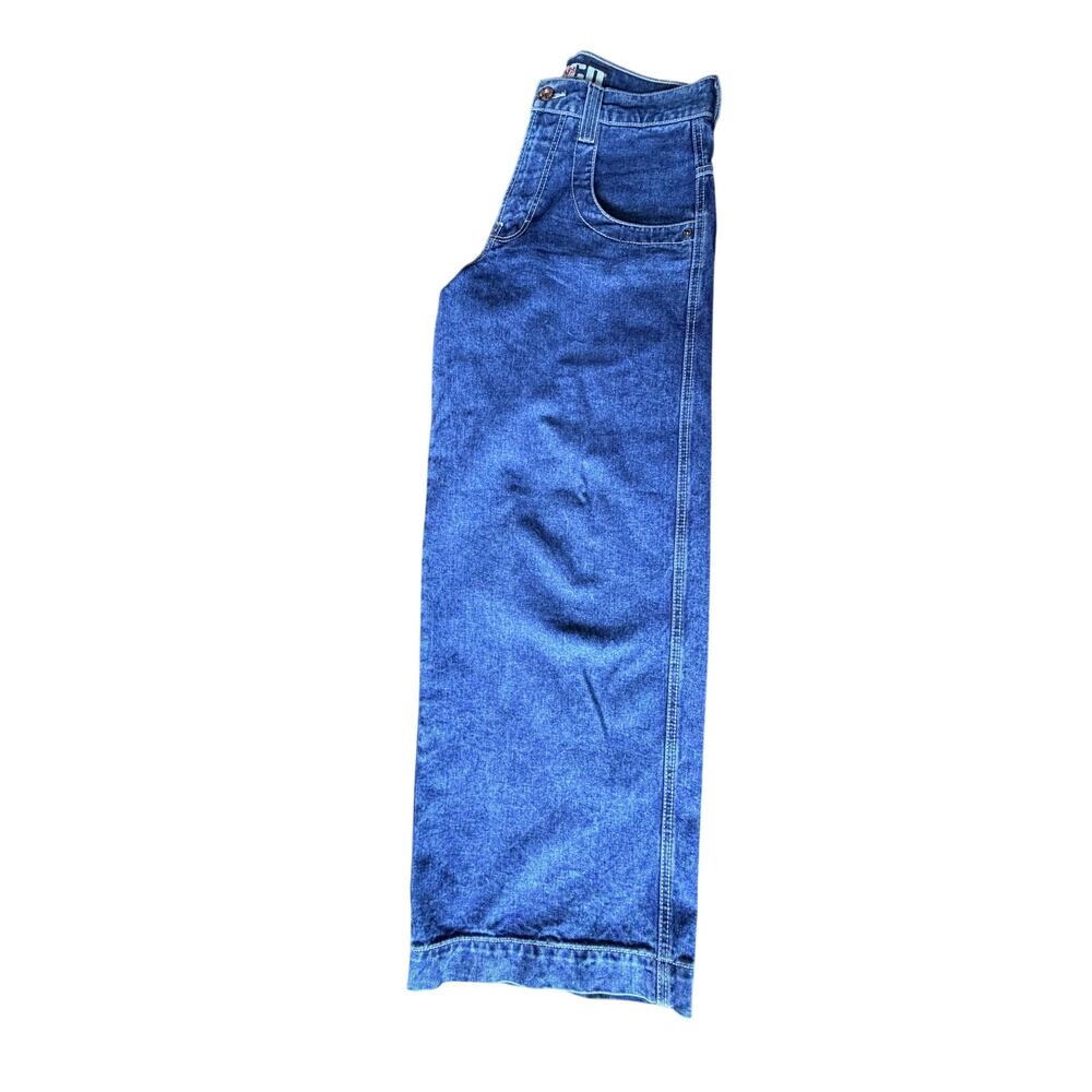 JNCO Twin Cannon Jeans 30x32 Dark Stone 26" Wide Leg Baggy Y2K Skater J101D2